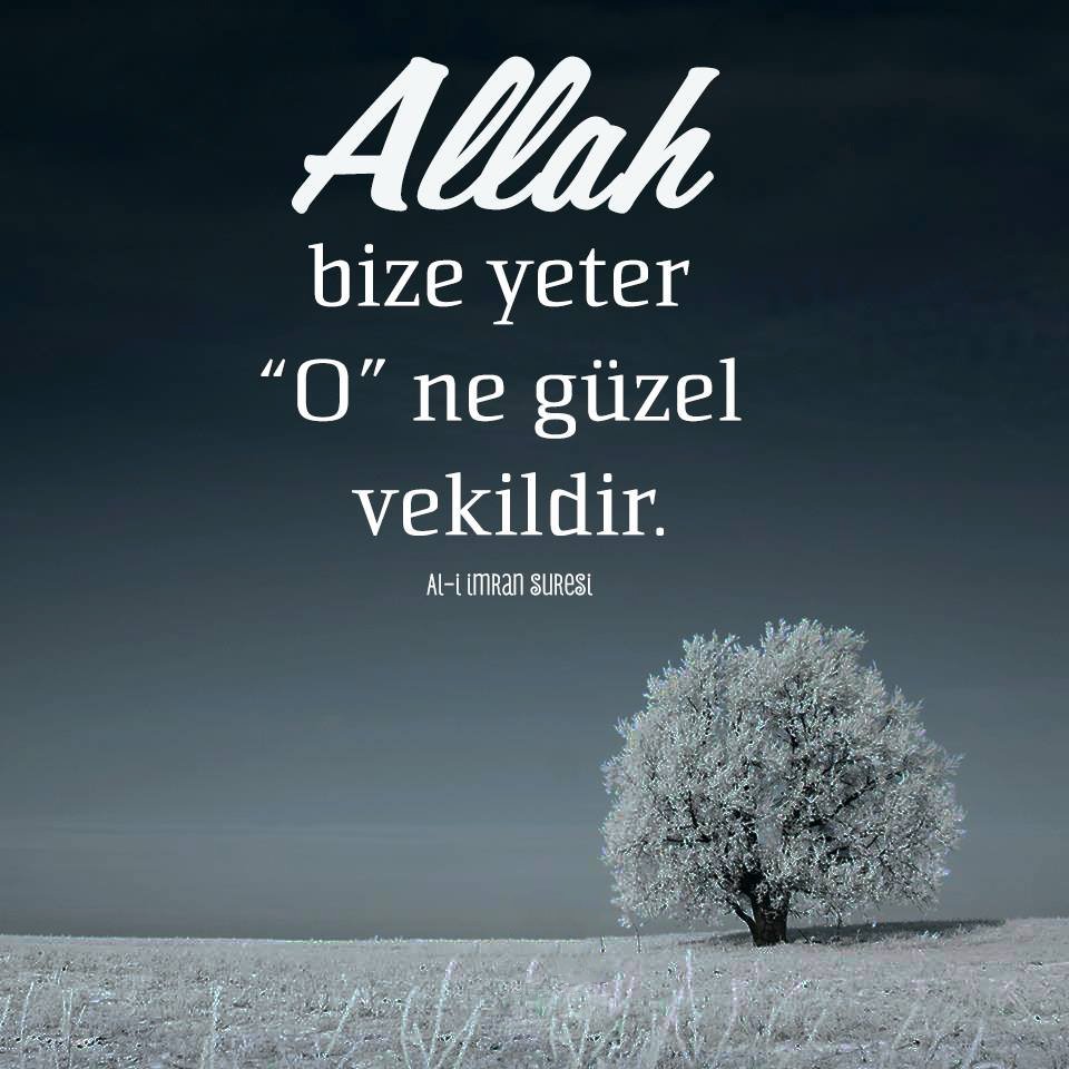 Allah bize yeter