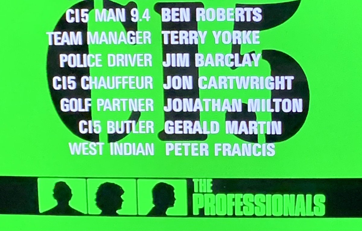 CI5BDC's tweet image. RIP Ben Roberts who played 9.4 on the episode Blood Sports  #theprofessionals #thebill @EstalaChark