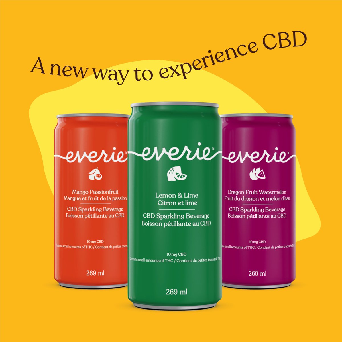 Looking for a great tasting way to experience CBD? 

Try these tasty beverages from <a href="/everiebeverages/">everie</a> available now in store + online! 

🥭 Passionfruit
🍋 &amp; Lime
Dragonfruit 🍉

.
.
#thejoint #everie #beverages #cannabiscommunity #cannabisculture #thejointcannabis