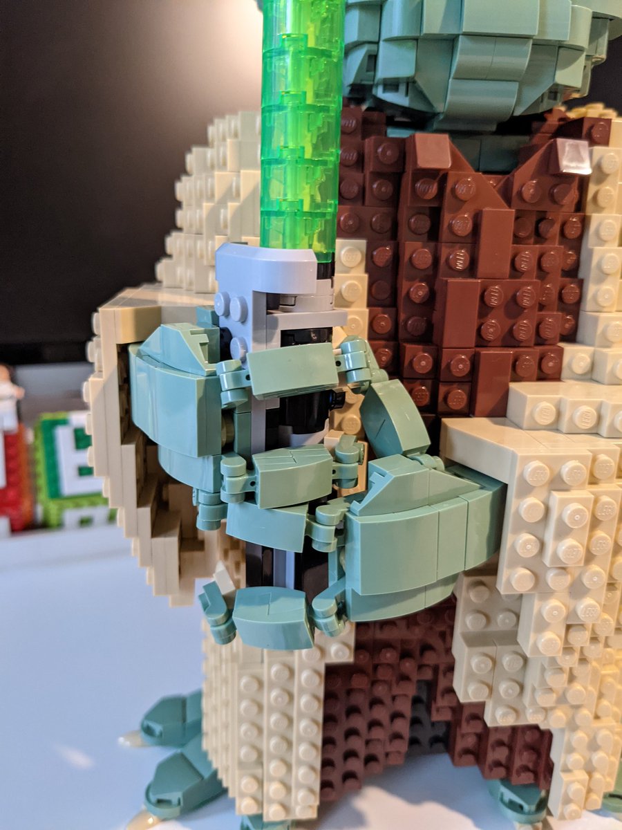 zeetha's tweet photo. Complete he is, behave you must! 😂😂 #yoda #starwars #lego #FunWithBricks https://t.co/U0NChQVc4b