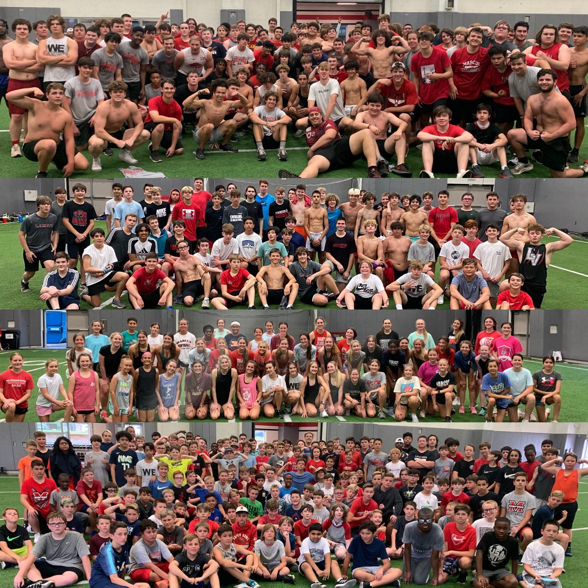 The <a href="/Marcus_HS/">Marcus High School</a> Marauders got to taste plenty of success last year, but they came back even hungrier this Summer! 450+ from the jump!

Not focused on championships.
Focused on being a champion.
1-0.
Everyday.
#BetterThanYesterday

S/o to our <a href="/CareNow/">CareNow Urgent Care</a> 🌟’s of Week 1!