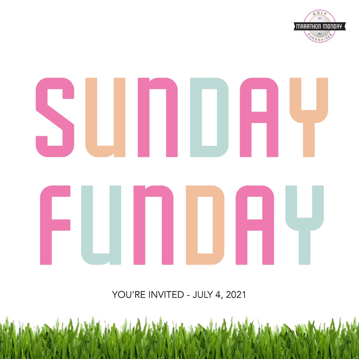It’s our birthday &amp; you’re invited 🎂 Next month marks a decade of Marathon Monday fundraising efforts &amp; to celebrate, we want you to grab your crew and head to the course. Visit the link in our bio to RSVP for a good time &amp; a good cause! #marathonmondaygolf #sundayfunday2021