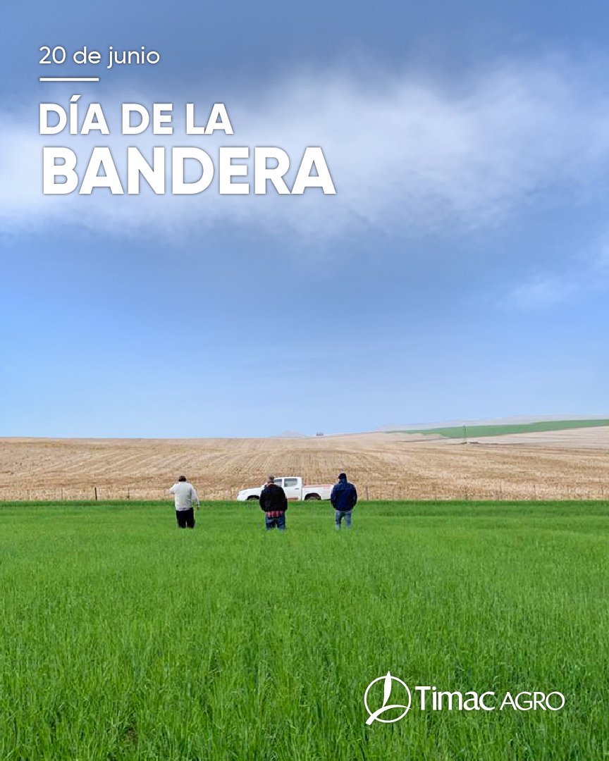 Hoy conmemoramos el Día de la Bandera Argentina, colores que nos acompañan en el cielo de los campos en los que trabajamos día a día.

#DiaDeLaBandera #TimacAgro #ElAgroNoPara