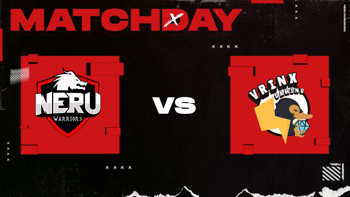 ⚔ MATCHDAY ⚔

Hoy es turno del Academy, y toca contra un rival duro, <a href="/VrinxGaming/">VRINX Gaming</a> 
a por todas en la <a href="/ACELeague_ES/">ACE League</a>

📺 twitch.tv/neruwarriorstv
🆚 <a href="/VrinxGaming/">VRINX Gaming</a> 
⏰ 22:00 h

#GoNeruWarriors