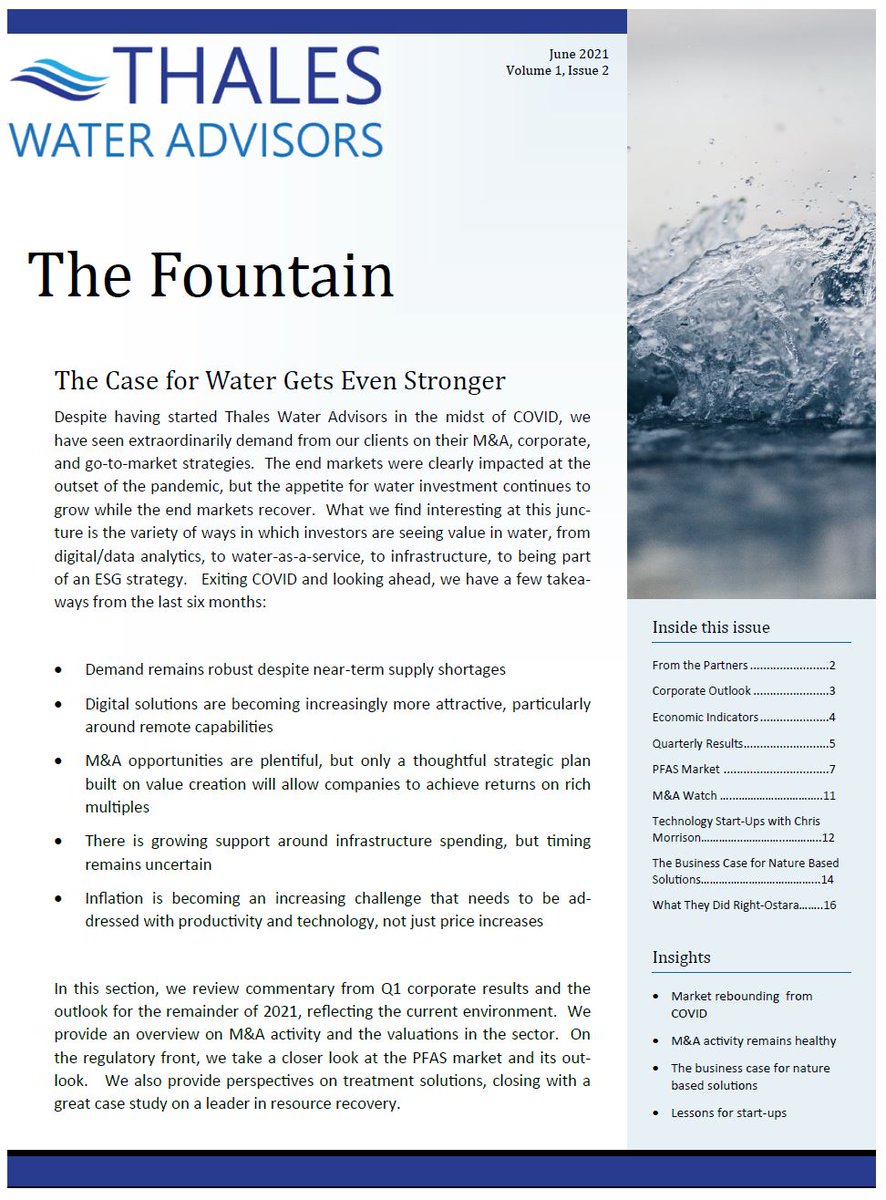 Check out our latest insights in our June newsletter here thales-water.com/news #water