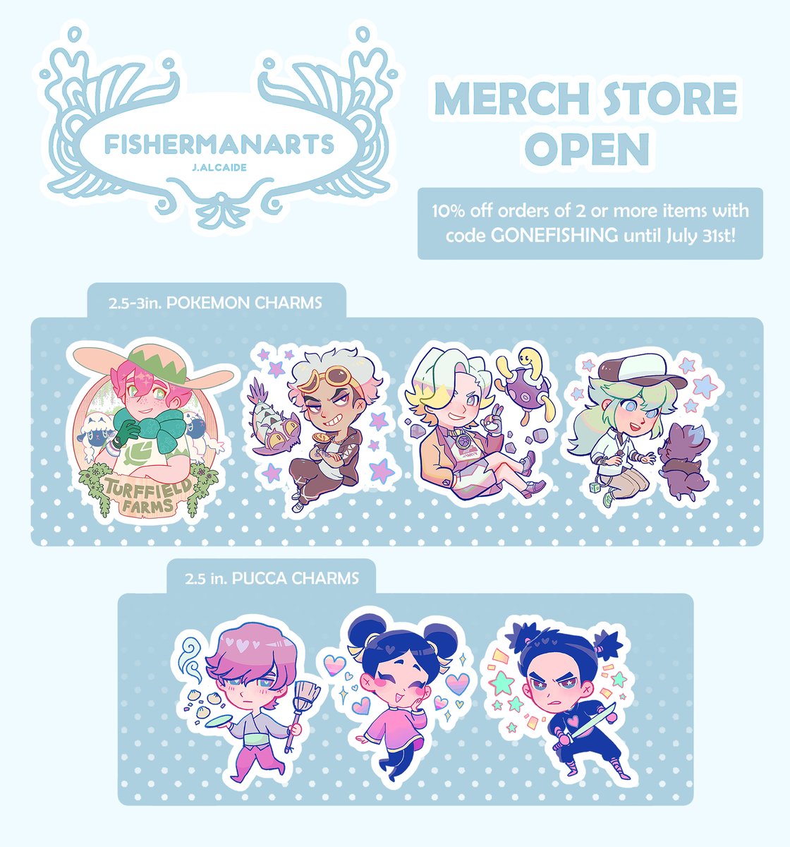 fishermanarts's tweet photo. This has been a long time coming, but my shop is finally live! Thank you everyone for your patience!

🌊🐟10% off orders of 2 or more items with code GONEFISHING10 until July 31st!

🌊🐟SHOP HERE: https://t.co/zaeQopmfix https://t.co/emNzbjvFJH