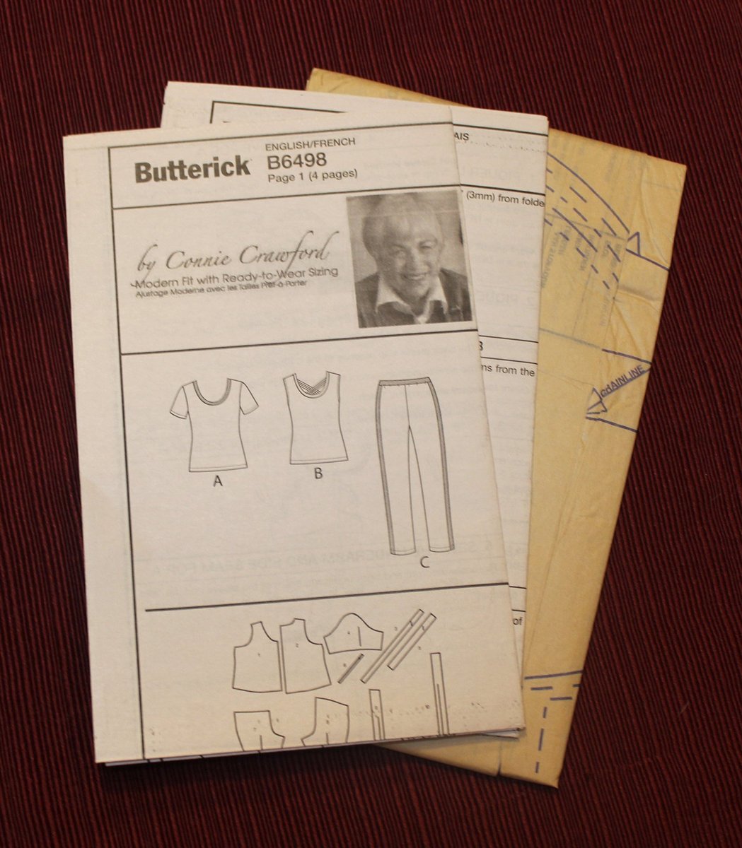 quilts_more's tweet photo. Work Out Sewing Pattern, Exercise Top, Pants, Semi-Fitted, Butterick 6498, Connie Crawford, Extra Small, Small, Medium, Large, Extra Large https://t.co/YplU6svtCw #ImagineQuiltsAndMore #Etsy #FittedPants https://t.co/nd6L79ArBe