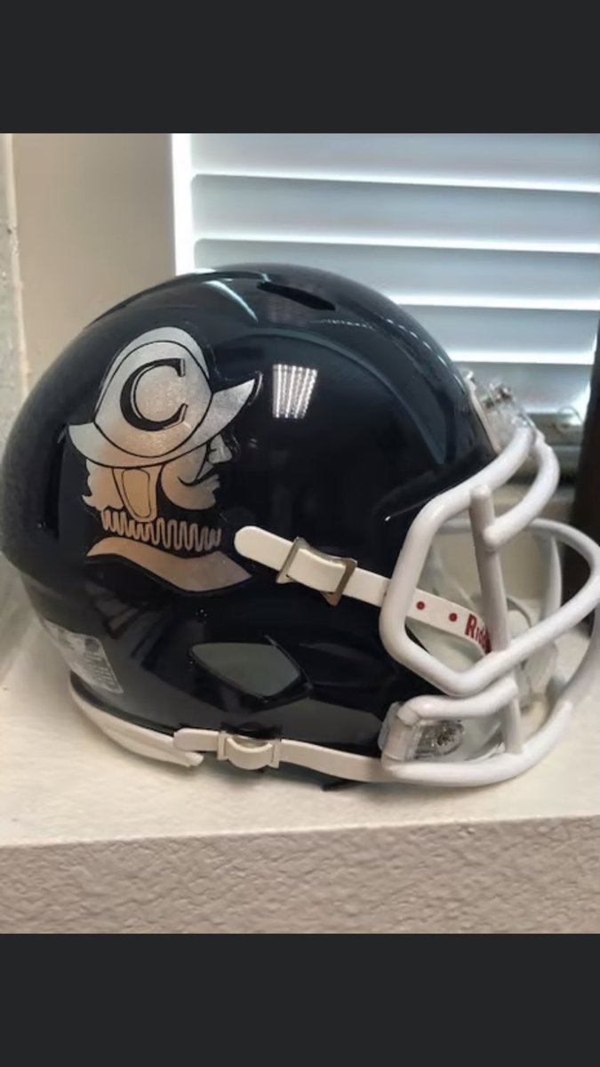 LetsGoDons's tweet photo. @HelmetAz Here is an actual photo of our helmet https://t.co/vPGTvc6zS1
