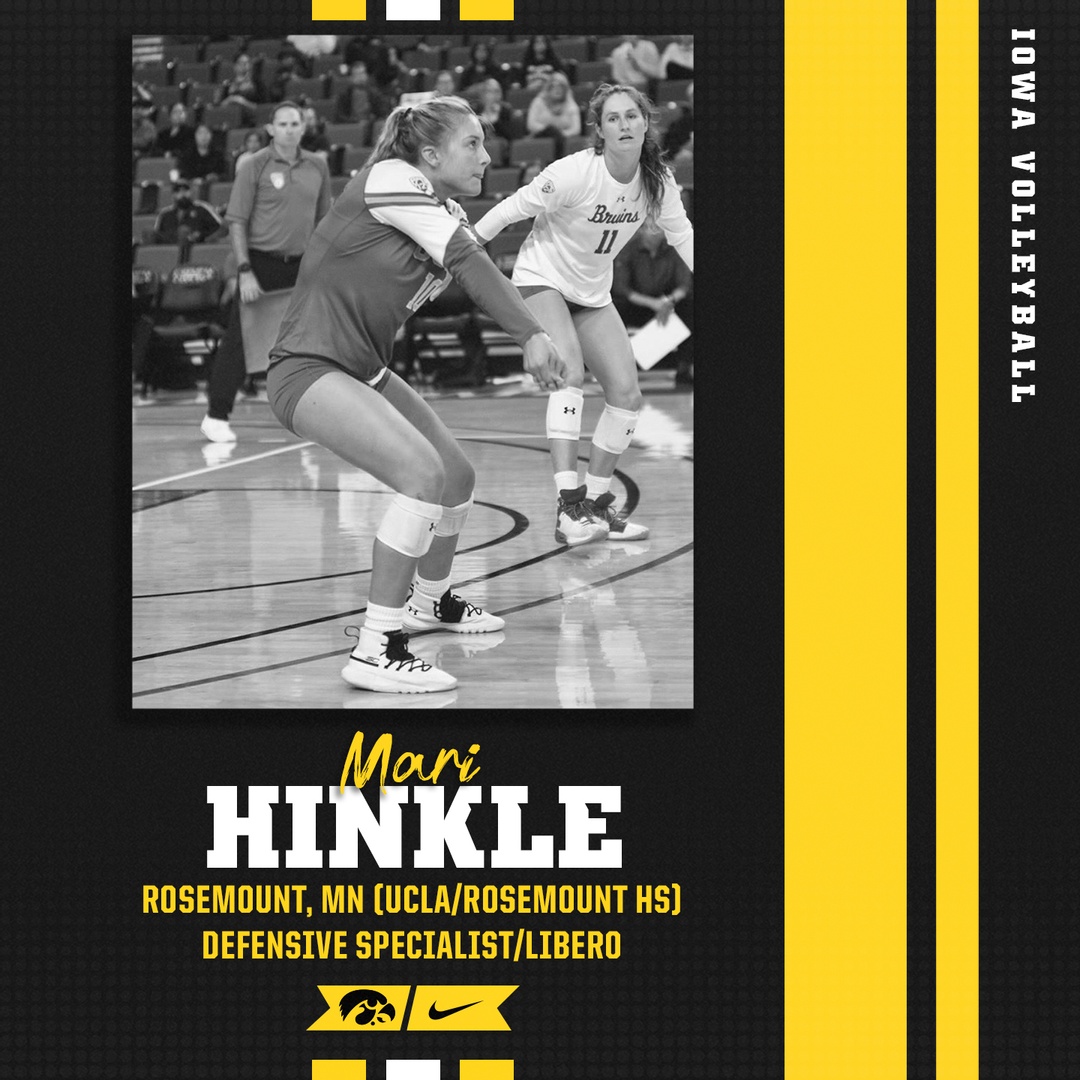 Back in the Midwest.

We're excited to announce the addition of transfer <a href="/MarHinkle/">Mari Hinkle</a>!

📰 👉 bit.ly/3pH2i8K | #Hawkeyes