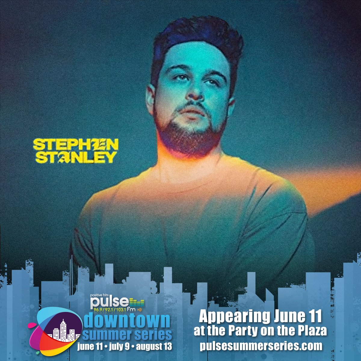 Don't miss Pulse FM's Party On The Plaza with Stephen Stanley tomorrow night from 5-8pm! Ryan Stevenson and TobyMac follow at 8pm!