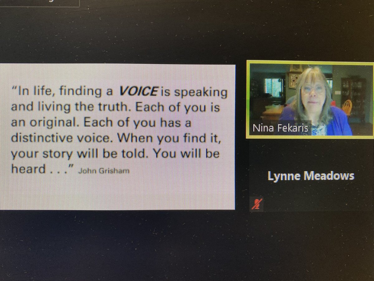 What a way to kickoff Day 2 GASN Conference with Nina Fekaris, Past President, NASN, “The Importance of School Nurse VOICE”…amazing presentation. We challenge GA nurses to think of their WHY &amp; use their voice &amp; public narrative to share the importance of School Nurses!@NFekaris