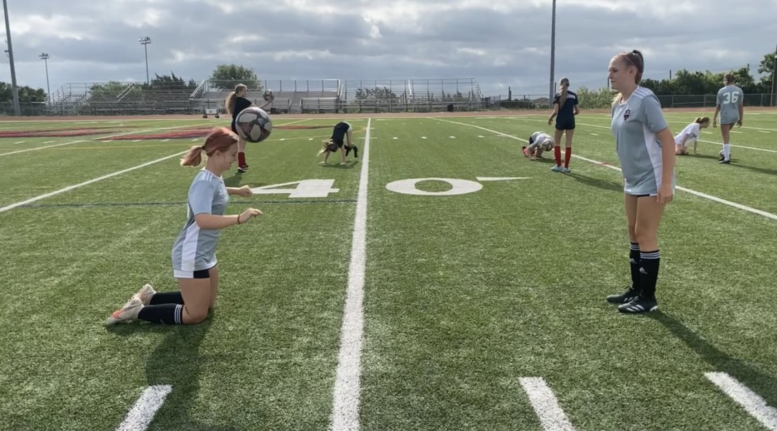 CoachLeDoux5's tweet photo. Finished off soccer camp with @AbbyWambach header progression, soccer tennis, and a 3v3 tourney! So proud of these girls for working hard during summer! https://t.co/0zjGszVBQF