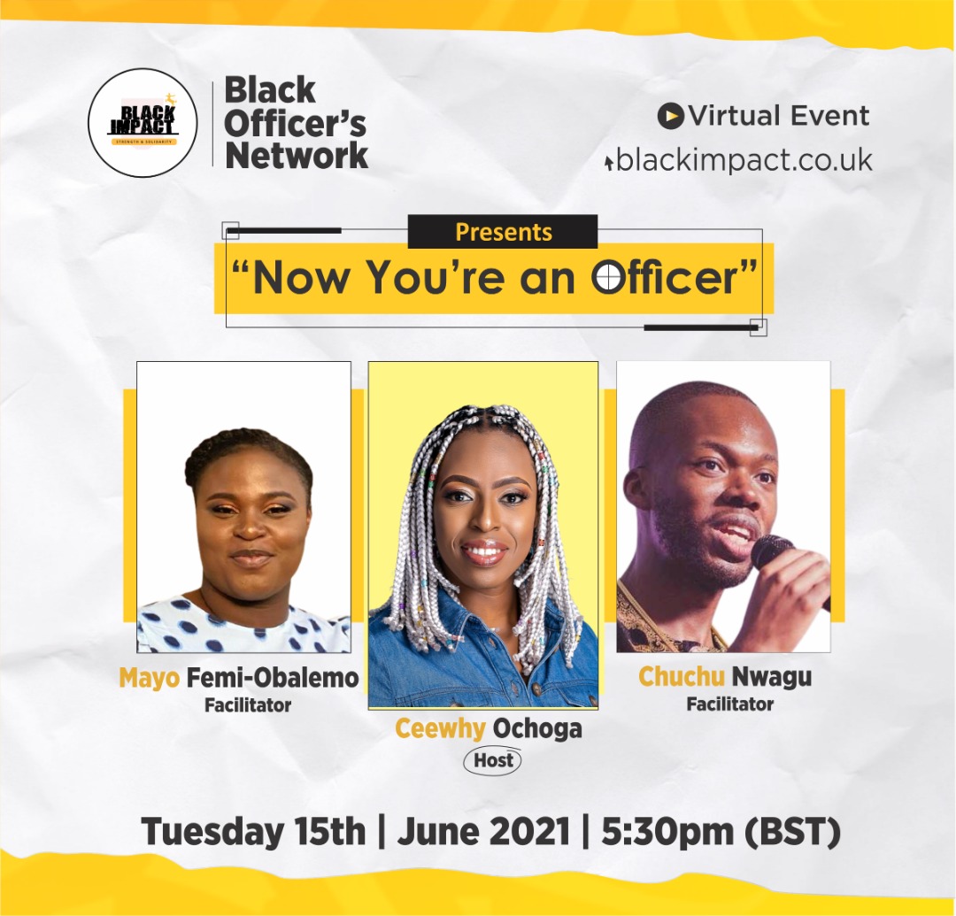 It's back again. Now you're an Officer. But just before you get on the road, let's give you the tools you need to succeed.
Join <a href="/theceewhy/">Ceewhy Ochoga</a> <a href="/Chuchu_Nwagu/">Chuchu Nwagu ⚡️</a> <a href="/Mayo__FO/">MFO 🌟</a> on Tuesday 15th. 
#thursdayvibes #BlackLivesMatter