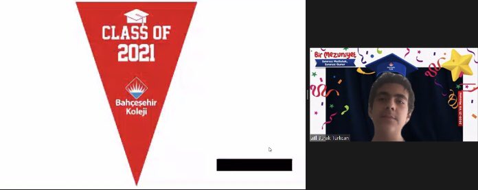Aydınlık geleceğimizin emanetçileri,sevgili 8.sınıf öğrencilerimizi çevrimiçi mezuniyet törenimiz ile lise yaşamlarına sevgiyle uğurladık.Yolunuz açık olsun,bilimin ışığı ile aydınlansın gençler👏

#classof2021
#bahçeşehirkoleji
@dagozlem 
<a href="/ozgeeasln/">Özge ASLAN</a> 
<a href="/cnngltknn/">Canan GÜLTEKİN</a>