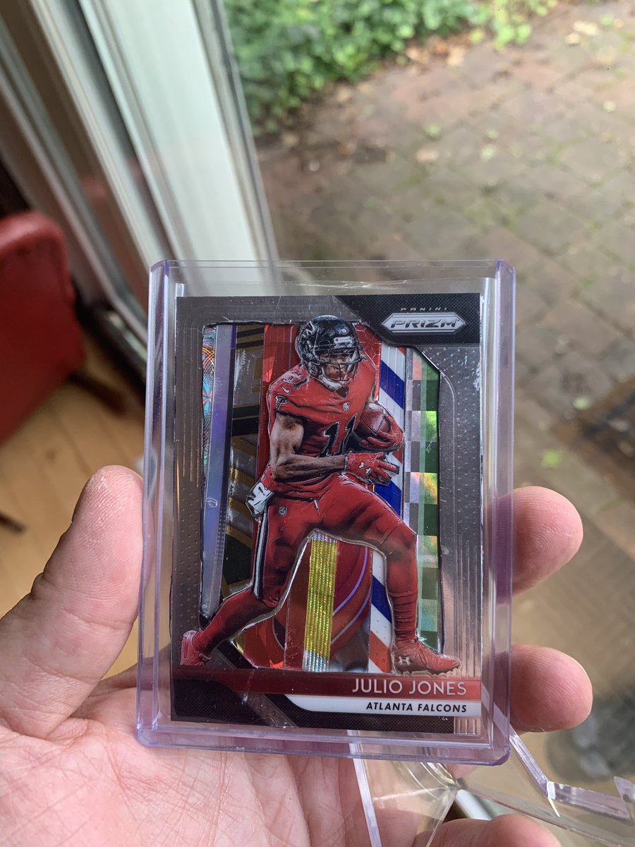 tritoncards's tweet photo. First attempt at #cardart @PaniniAmerica 2018 @juliojones_11 #Prizm Base
.
#nfl #whodoyoucollect https://t.co/Ocamuc3cR1