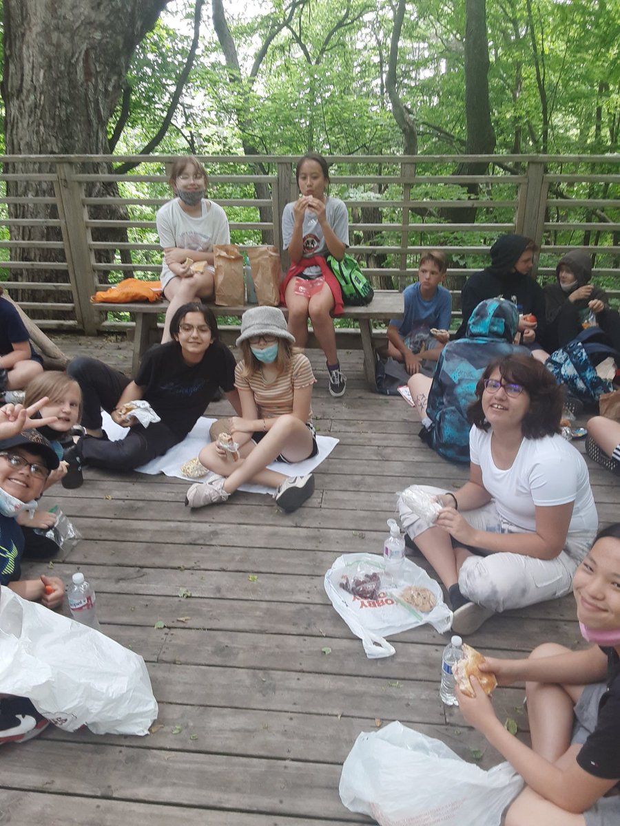 schaibs3's tweet photo. 6 red had a great end to the school year. 6red games of games 2and to last day and then geocaching at Schlitz Audubon. Thank you for a great school year kiddos. #werppms @PPMS_SDE https://t.co/VnW2UmfrzF