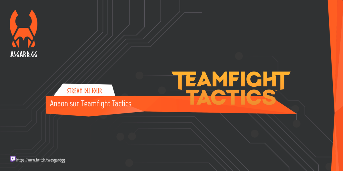 Ce soir, venez voir Anaon sur <a href="/TFT/">Teamfight Tactics</a> !

Retrouvez-le sur notre chaine <a href="/TwitchFR/">Twitch FR</a>: buff.ly/2A8iaJd