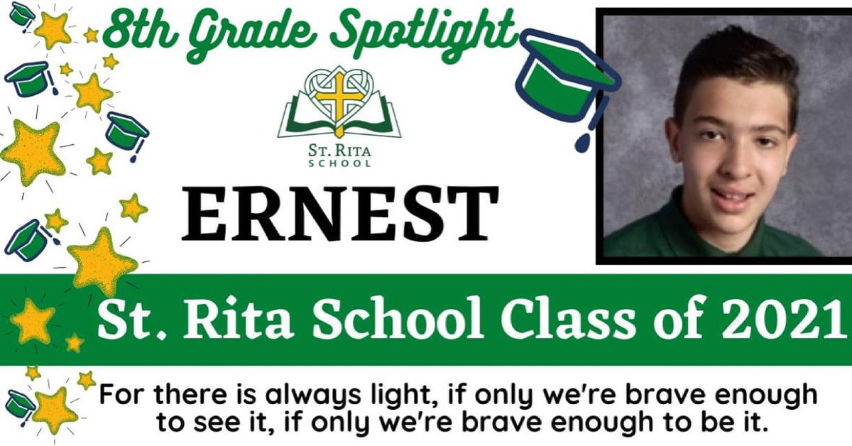 We are shining a Spotlight on the SRS Class of 2021! We know you will do great things, and will shine bright for all the world to see. Congratulations and God Bless.
#SRSCrusaders2021 #stritaspirit #catholicschool #catholiceducation #ctschools