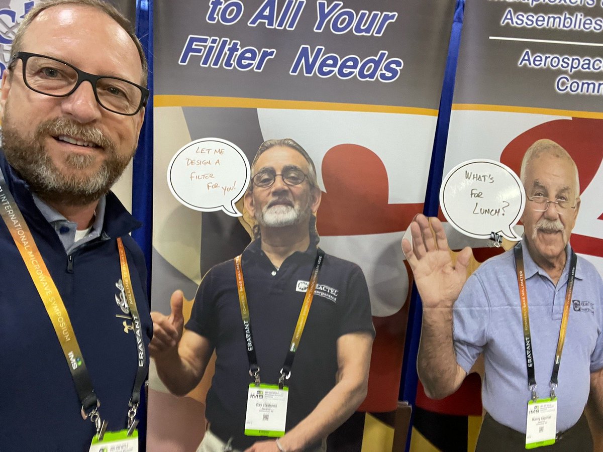 #ims2021 A Vince Wright <a href="/recHXI/">REC-USA</a> sighting in the Reactel booth!