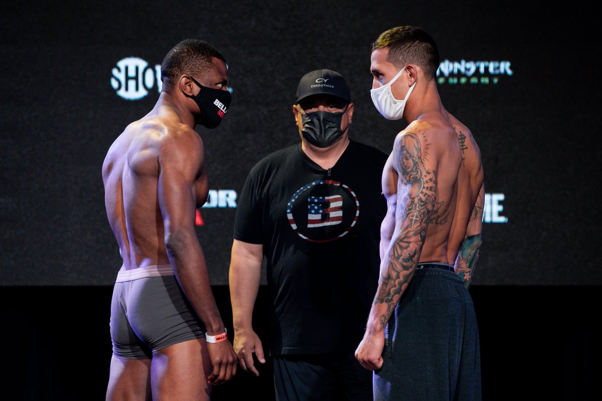 #BELLATOR260 Weigh-in: Tywan Claxton (<a href="/tclax149/">Tywan “Air” Claxton</a>) vs. Justin Gonzales (@JTrain_1991) youtu.be/jvcFPVEfUgM