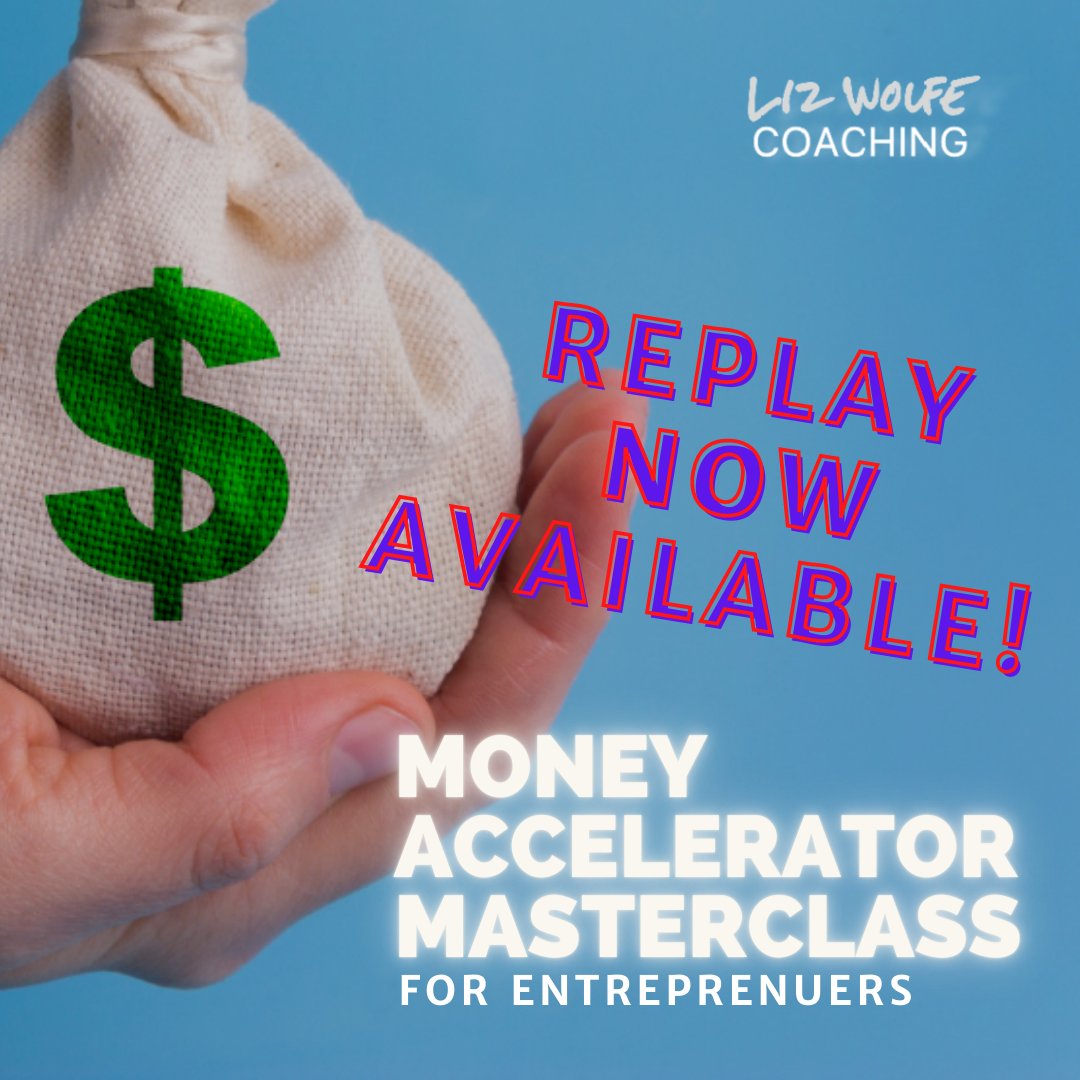 lizwolfecoach's tweet photo. 💵💵 Did you miss the FREE (and Content Rich) Money Accelerator Masterclass for Entrepreneurs presented by Liz Wolfe Coaching?

#YOLO #money #Abundance #yourBusiness #yourWealth  #entrepreneur #business #motivation #love #entrepreneurship #hustle #entrepreneurlife #money #goals https://t.co/tibcEngmcn