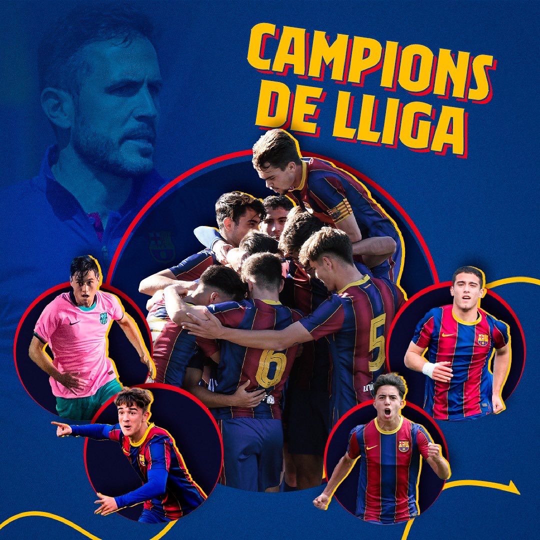 FCBmasia's tweet photo. 👏 CAAAAAAAAMPIOOOOOOONS!!! 

#ForçaBarça 💙❤️ https://t.co/Foo0TGaJBx