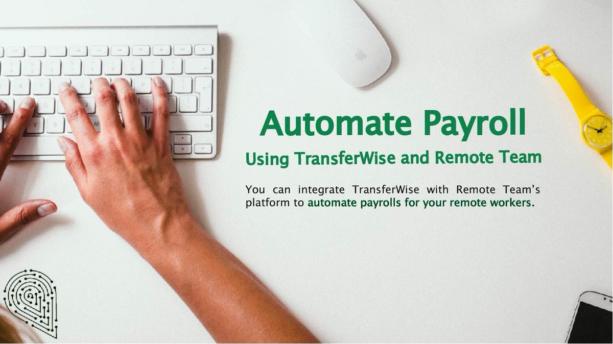 How to Automate payroll using TransferWise and Remote Team platform? 💸⭐ bit.ly/3xcsKd1

 #Payroll #TransferWise #Money #MoneyTransfer #SendMoney #Tax #Taxes #RemoteTeam