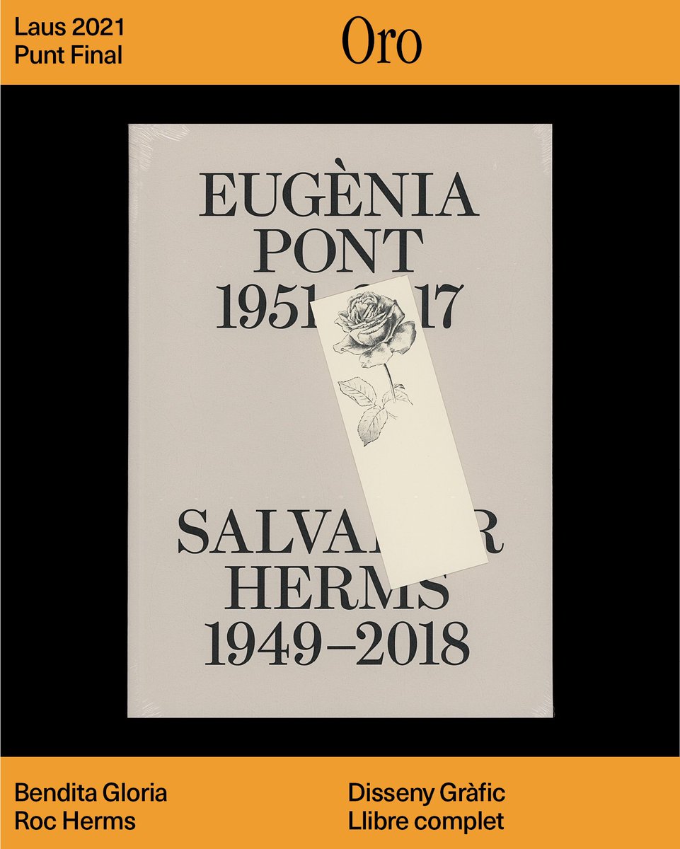 adgfad's tweet photo. 🏆 ORO #ADGLaus21 #DiseñoGráfico
Editorial > Libro completo

Punt Final
Estudio/Agencia: @benditagloria
Cliente: Roc Herms https://t.co/4dHlgYDv7w