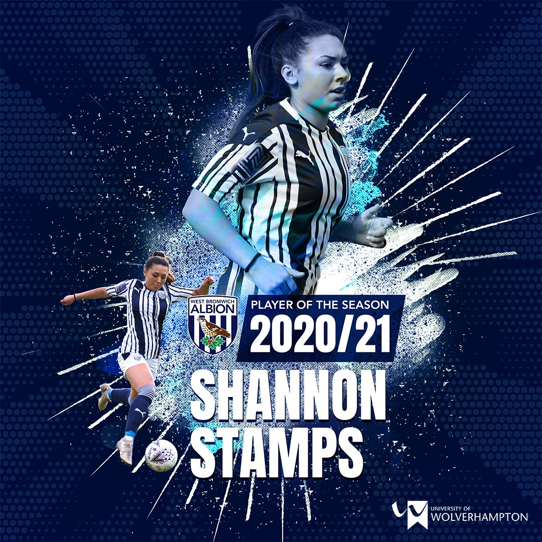 WBAWomen's tweet photo. Time for Player's Player of the Season.

Congratulations to... @shannonstampsx! 🏆

#WBA https://t.co/NP7GFC7QgW