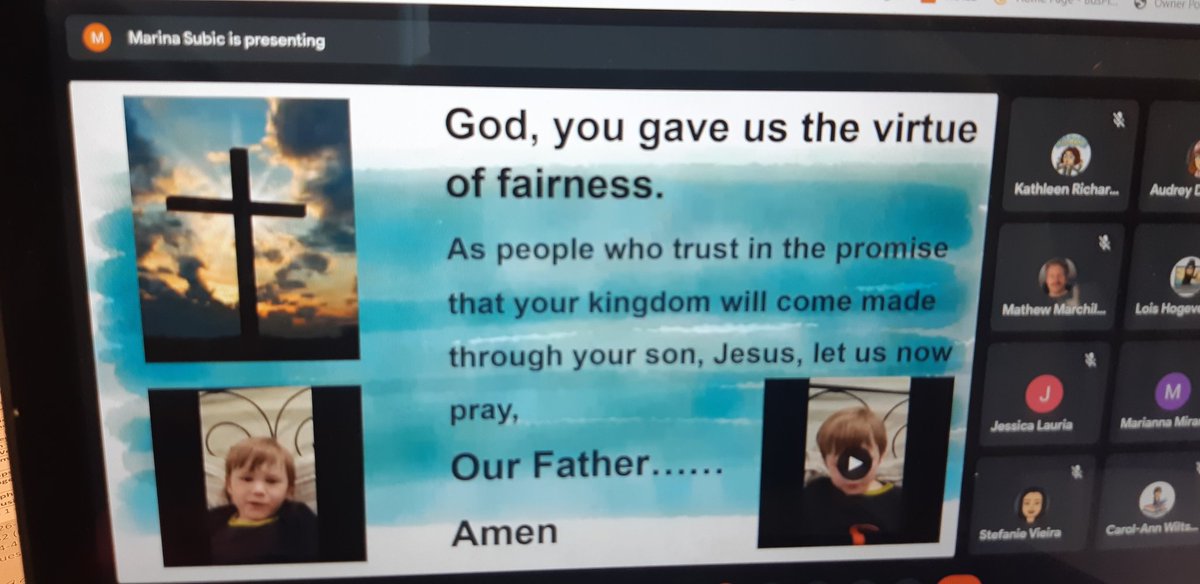 A beautiful way to celebrate the virtue of Fairnesss. Our FDK friends shared prayers and reflections with the school community. Well done little ones ❤