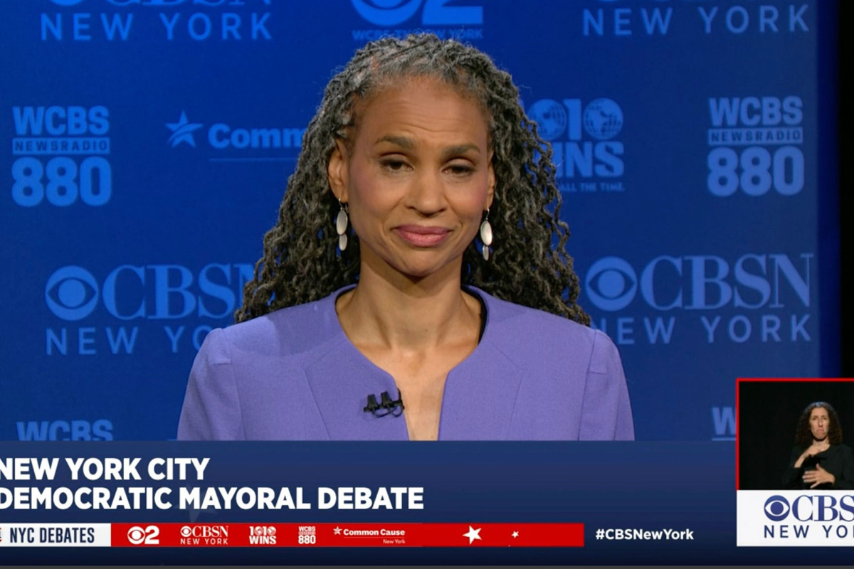 Maya Wiley won't say if she would let cops keep guns during mayoral debate