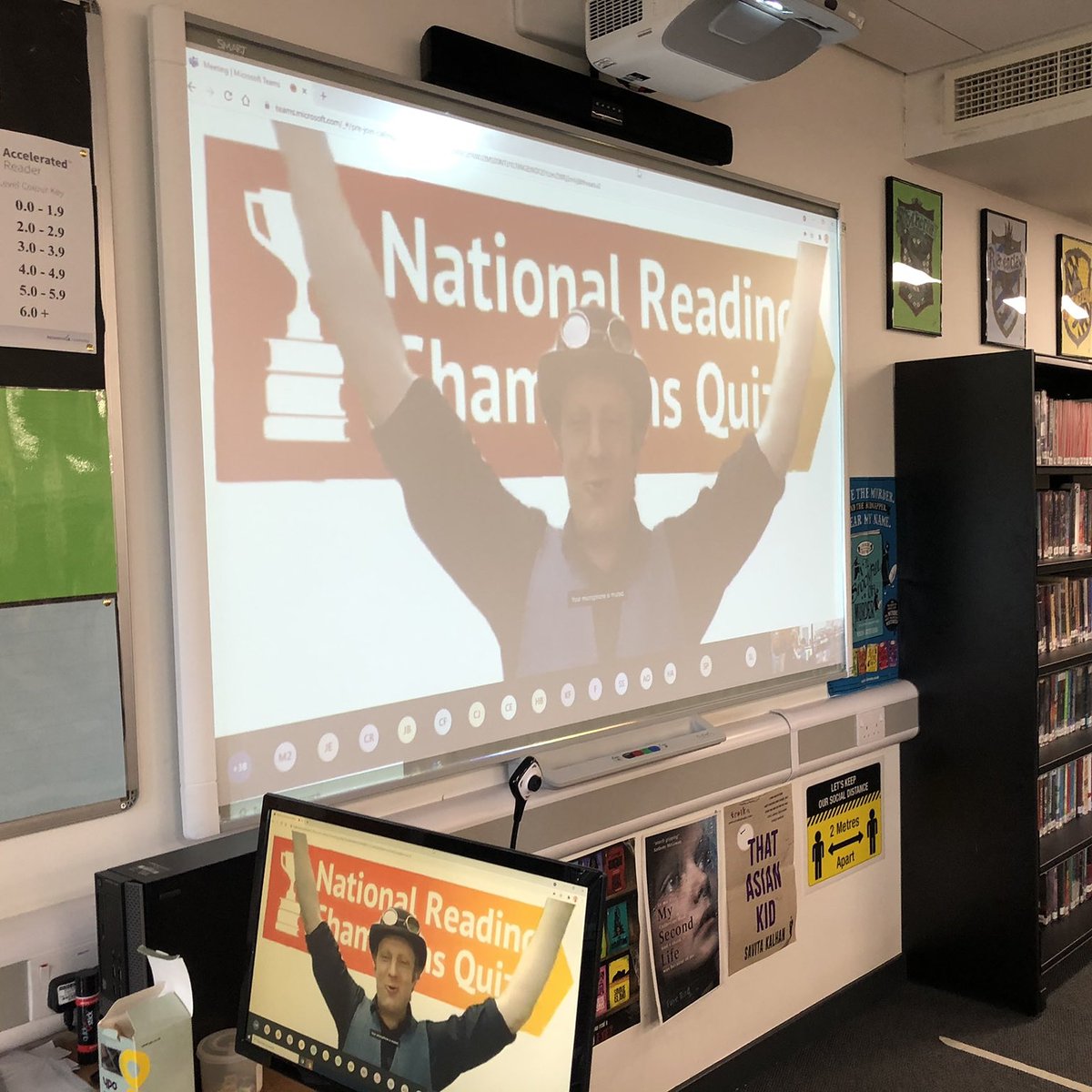mrdillypresents's tweet photo. 550 school teams, 18 Heats, 54 hours of quizzing, across all of the UK...finished!  The massive Regional Heats for the National Reading Champions Quiz 2021 ended yesterday. A pleasure to be the Quizmaster for you all! @Literacy_Trust @ALCS_UK #NRCQuiz2021 #UKEdChat #readingrocks https://t.co/fpZUTuBnrj