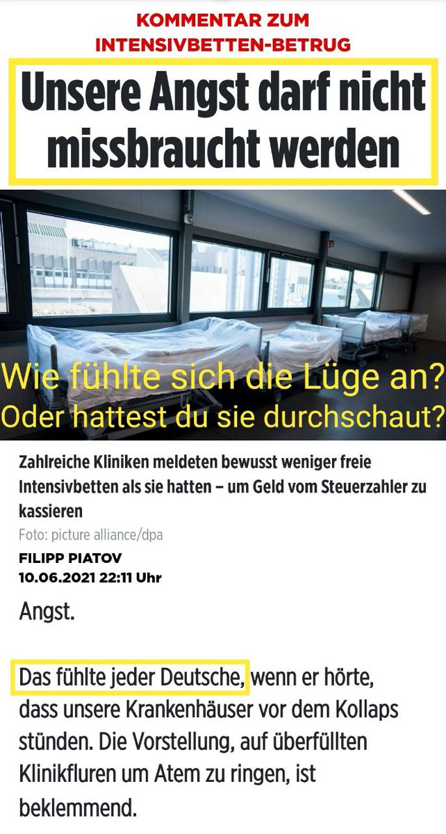 d_dirkus's tweet photo. So wurde mit der Angst Politik gemacht!
Was wussten @RegSprecher #Merkel und @jensspahn ❓
Wie fühlt sich die Lüge an ❓
Die Wahrheit verdrängt die Lüge und die Angst. 
Übrig bleibt die Erkenntnis des Verrats.

#BundesregierungMussWeg 
#DasSystemMussWeg 
https://t.co/M7WnvLP0bl https://t.co/D30qhs2wG3