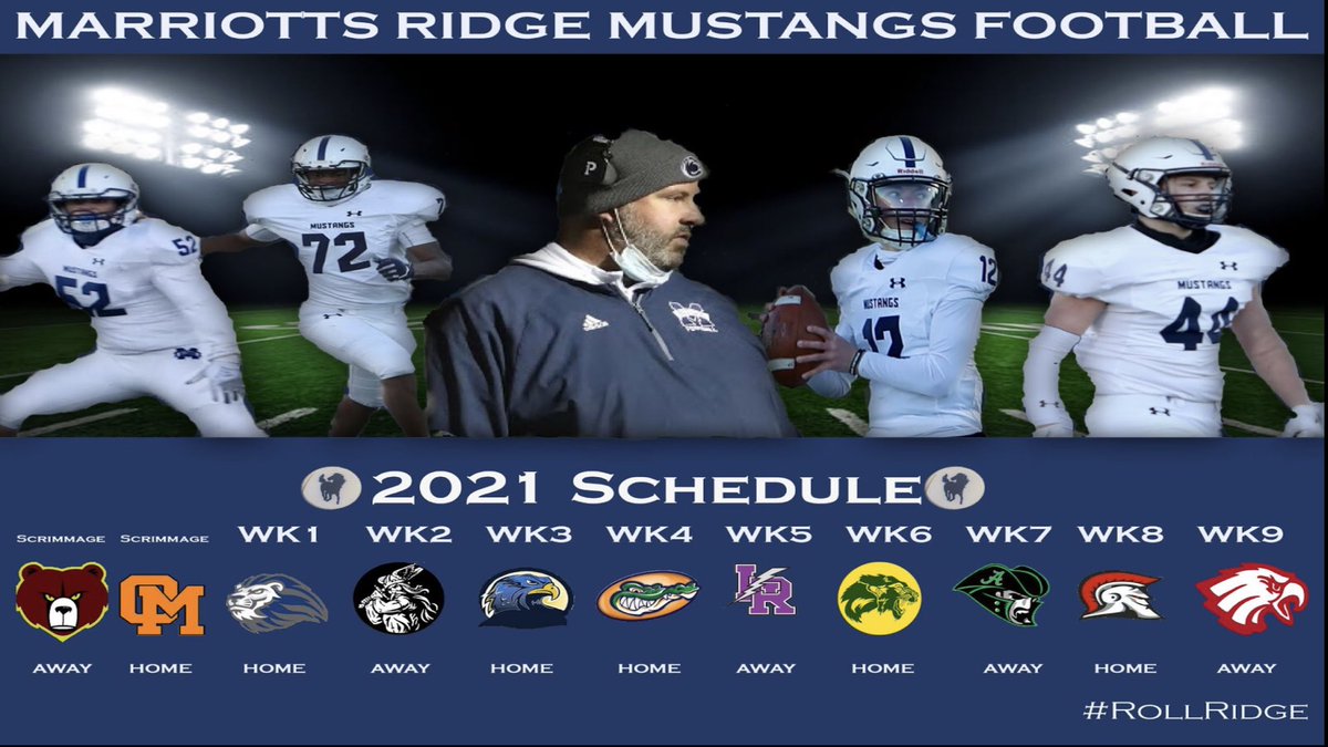 We are excited to announce our Fall 2021 schedule. Dates and Times will be announced at a future date. #rollridge
