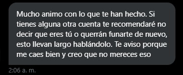 [Hay novedades: Me ha llegado este mensaje. Vamos a confirmar ya que hay quien se merece dos tortas, y por una vez no soy yo. Gracias, personita anónima, pero por desgracia esta vez has llegado tarde. Aun así te debo una birrita.]