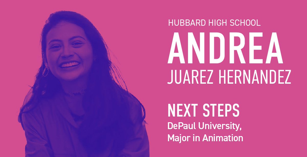 ChiPubSchools's tweet photo. 🎓Andrea J.H.'s creativity shines at @HHSGreyhounds through her participation in extracurriculars and her advocacy work as a @LurieChildrens Hospital Advisory Board member. Her advice as she heads to @DePaulU: “Become what you never imagined you could be.” #BetterMakeRoomChicago https://t.co/X3rCeN8B6k