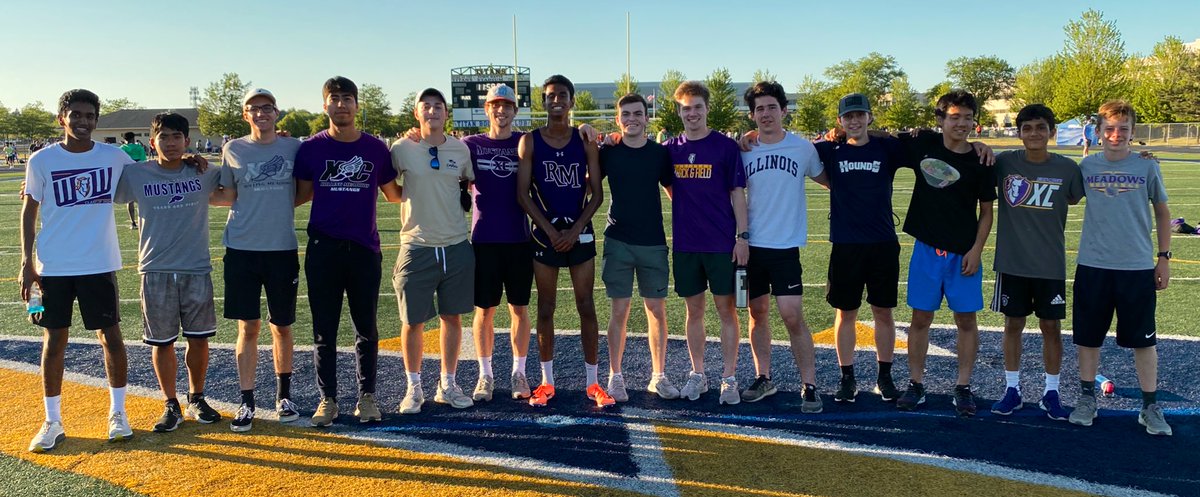 Stephen Barretto is the first state qualifier- running under the state qualifying time!  He ran 9:17.48 to break his week old school record!! He had a few fans cheering for him!!
#MustangPride