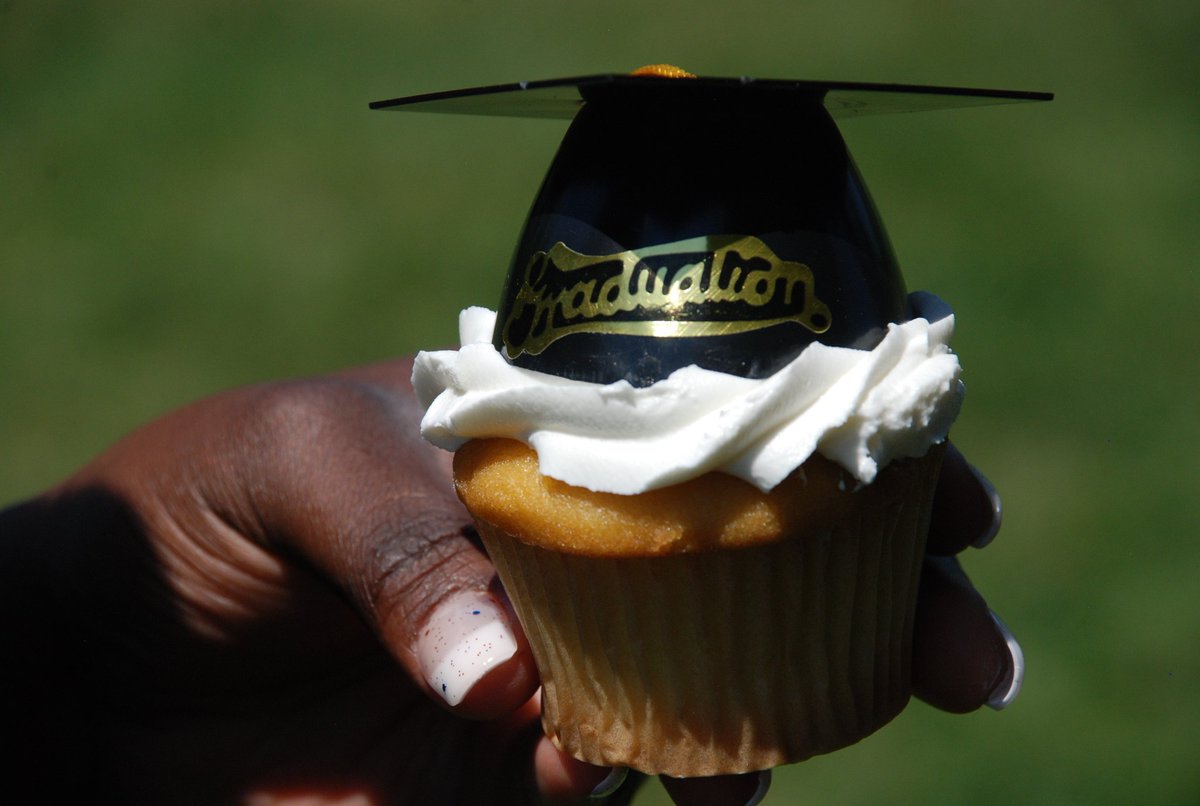 Such a spectacular day celebrating our <a href="/RCSDRIA/">RIA</a> amazing seniors! It would be easy to be angry about the time COVID stole from us, but these moments sustain us. Our pandemic graduates are ready to take on the world! 💚🤎 <a href="/MaryAndrecolich/">Mary Andrecolich Montesano Diaz</a>  <a href="/jlgrimes1103/">jlgrimes</a> <a href="/drpeluso/">Dr. Carmine Peluso</a> #RIAfamily