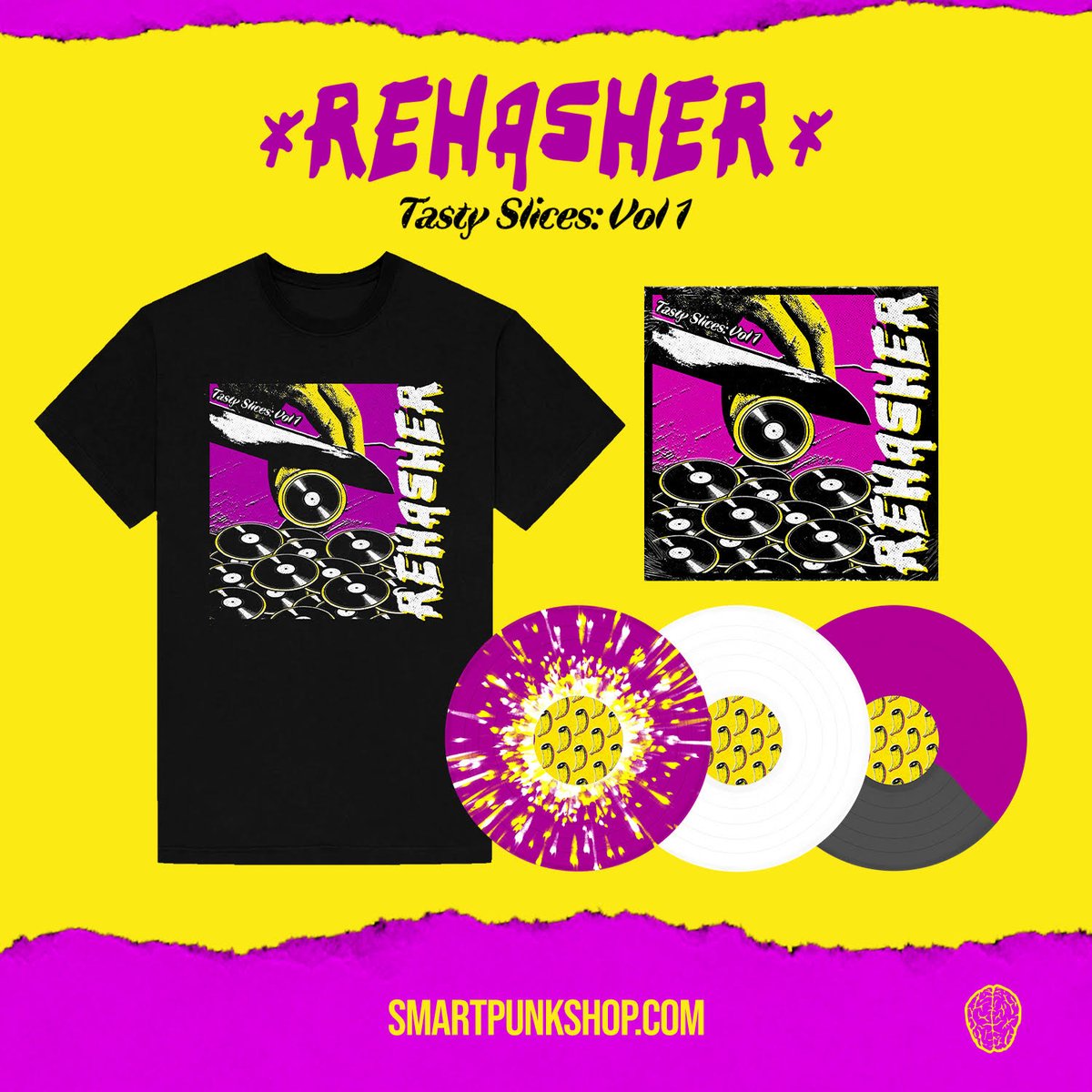 Surprise! We've got a new full-length Rehasher album featuring 10 covers available now from <a href="/smartpunk/">Smartpunk</a> in the US and <a href="/sbamrocks/">SBAM - Art, Fest & Records</a> in the EU. The first single, "And Your Bird Can Sing" by the Beatles is available to stream now on all digital platforms. Grab a vinyl before it's gone!