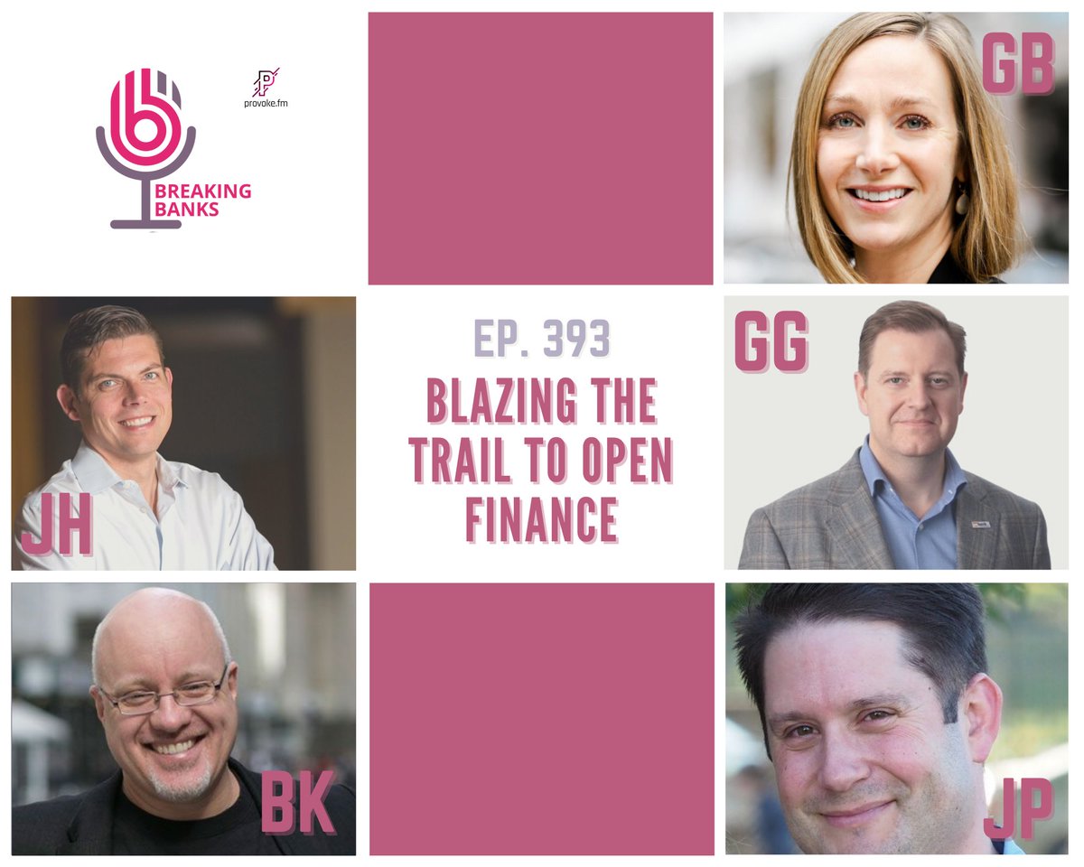 We've got a brand new episode OUT NOW! 👉 bit.ly/3gby8HF

<a href="/jasonhenrichs/">Jason Henrichs</a> &amp; <a href="/BrettKing/">Brett King #TheFuturists #OptimalHumanity ✈️</a> host <a href="/gingerkbaker/">Ginger Baker</a> &amp; Johnathan Pitts of <a href="/Plaid/">Plaid</a> and <a href="/garethgaston/">Gareth Gaston</a> of <a href="/usbank/">U.S. Bank</a> to talk about their partnership to make open finance a reality 🤯