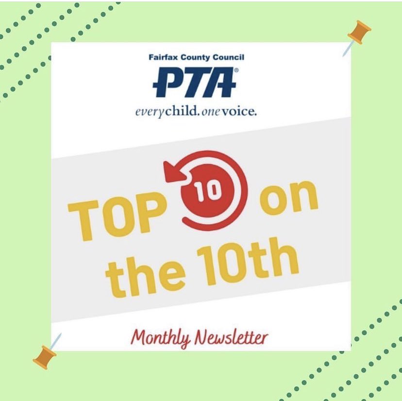 fccpta's tweet photo. Don’t forget to check out FCCPTA’s newsletter, Top 10 on the 10th! 

https://t.co/Y96uZDVRl6
#pta #fccpta #ptanewsletter https://t.co/tfYgbkyaNt
