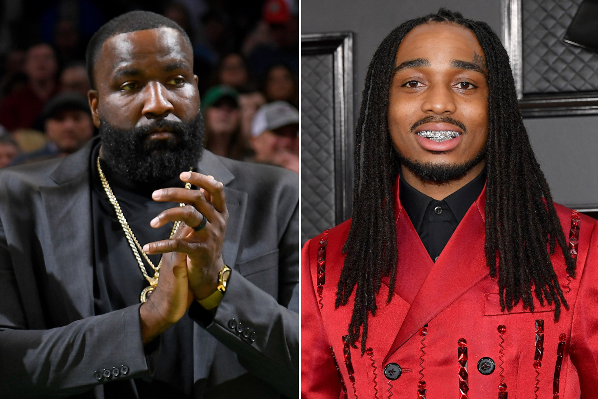 Kendrick Perkins confronts Quavo on 'First Take' over song lyric