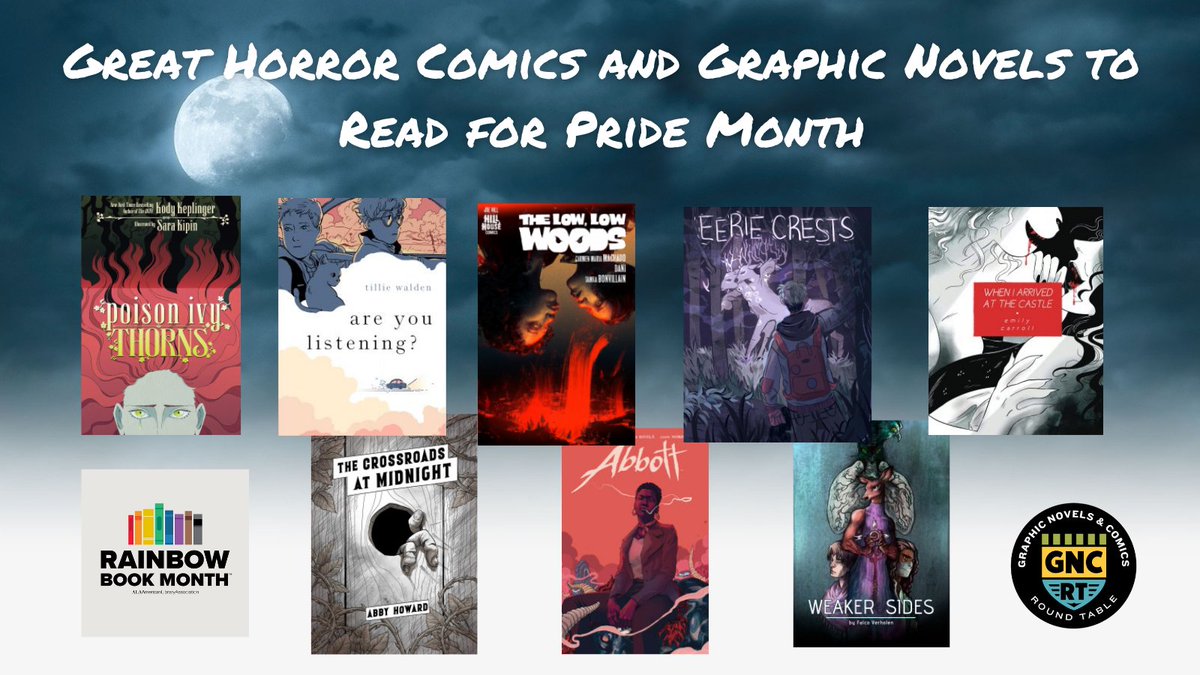 If you're a fan of #Horror, these spooky #ComicsAndGraphicNovels are great additions to your #PrideMonth2021 to-read list! #LGBTComics #LGBTGraphicNovels #HorrorComics #HorrorGraphicNovels #RecommendedReads