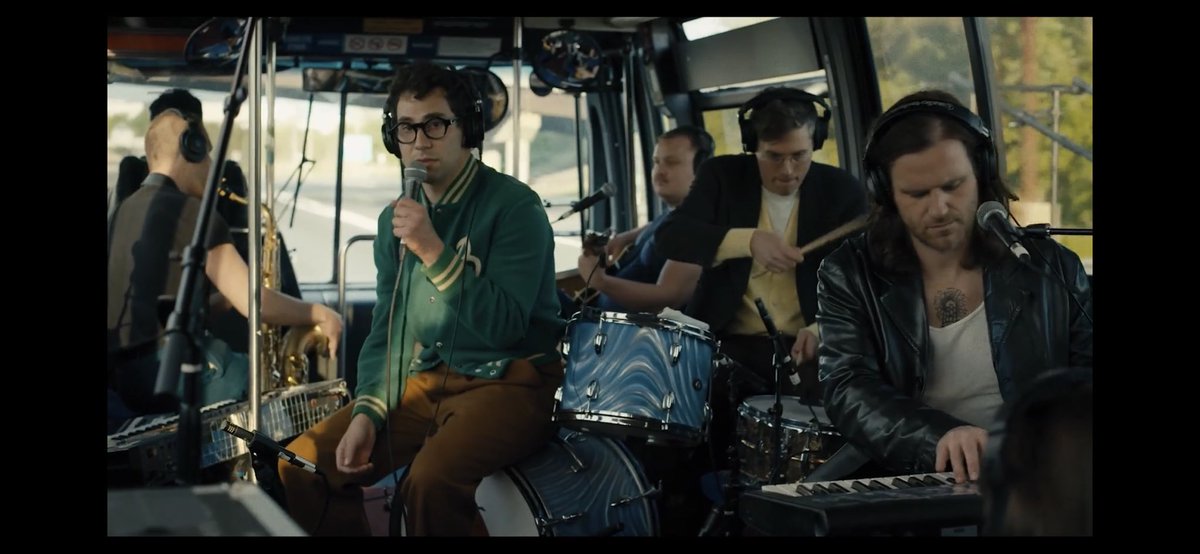 michaelthibo's tweet photo. carving up anything that lasts @bleachersmusic @jackantonoff #intotheshadow https://t.co/xOC6p8lzae