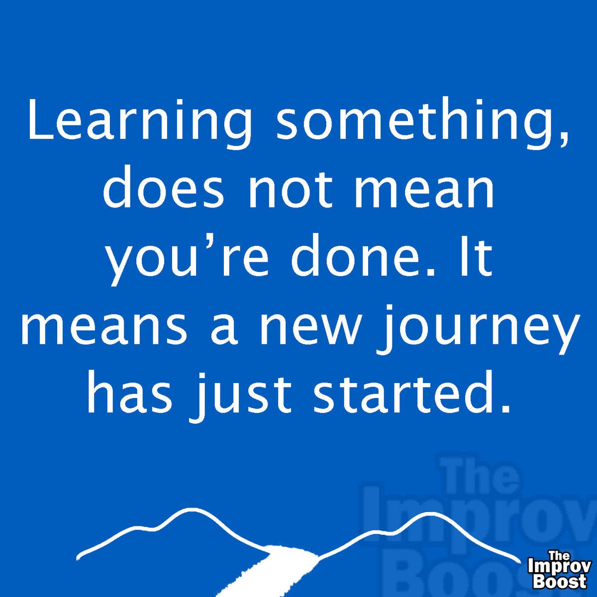 BoostImprov's tweet image. People have an issue with &quot;improv rules&quot; because they believe that rules implies &quot;unbreakable endpoints.&quot;  They&apos;re more like milestones along your journey to learn more.

Rules, tools and gurus are not endpoints. They are jumping off point to learn more.

#ImprovRules #Improv