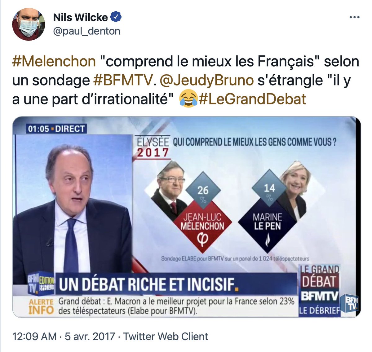 La campagne 2022 sera longue, houleuse et éreintante, à ne point en douter.
@JLMelenchon saura convaincre les indécis. Rappelez-vous, il y'a 4 ans, il a décollé dans les sondages après #LeGrandDébat et si ce n'est Hamon, il aurait été au 2nd tour. 😙
Cette fois-ci ll y sera ! ✊🏼