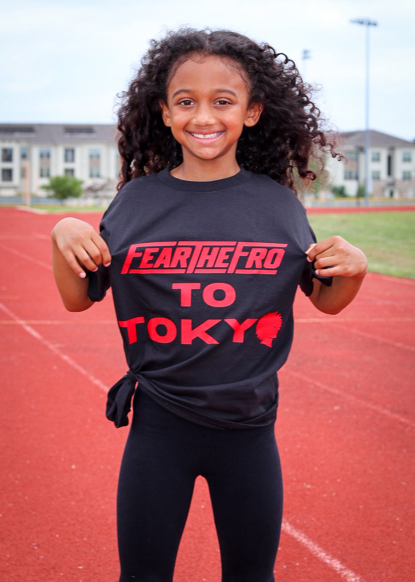 time2shine_zt9's tweet photo. Fear The Fro. #FearTheFro #LetsGoToTokyo @love_tbrooks #inspired2run #girlzsupport #olympics2021 https://t.co/9x5AbHhcUY