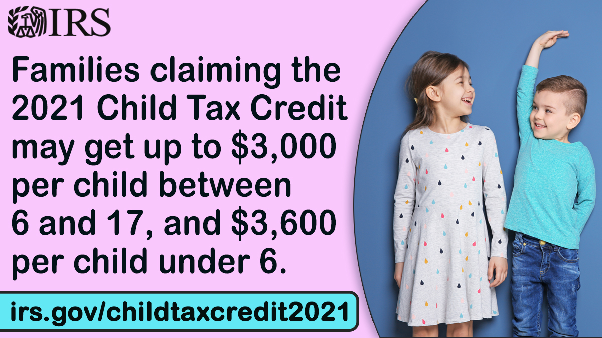 Irsnews On Twitter There Have Been Changes To The Child Tax Credit For 2021 And The Credit Amounts Will Increase For Many Taxpayers Learn More From Irs At Https T Co 535gr8fjvp Https T Co Odzd50sdgn