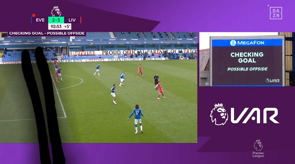 ianlfc05's tweet image. Brilliant idea. Works a treat for me. I mean with thicker lines you can hide all kinds of players to suit their narrative. 
#NoVAR #FuckVAR #StopVAR