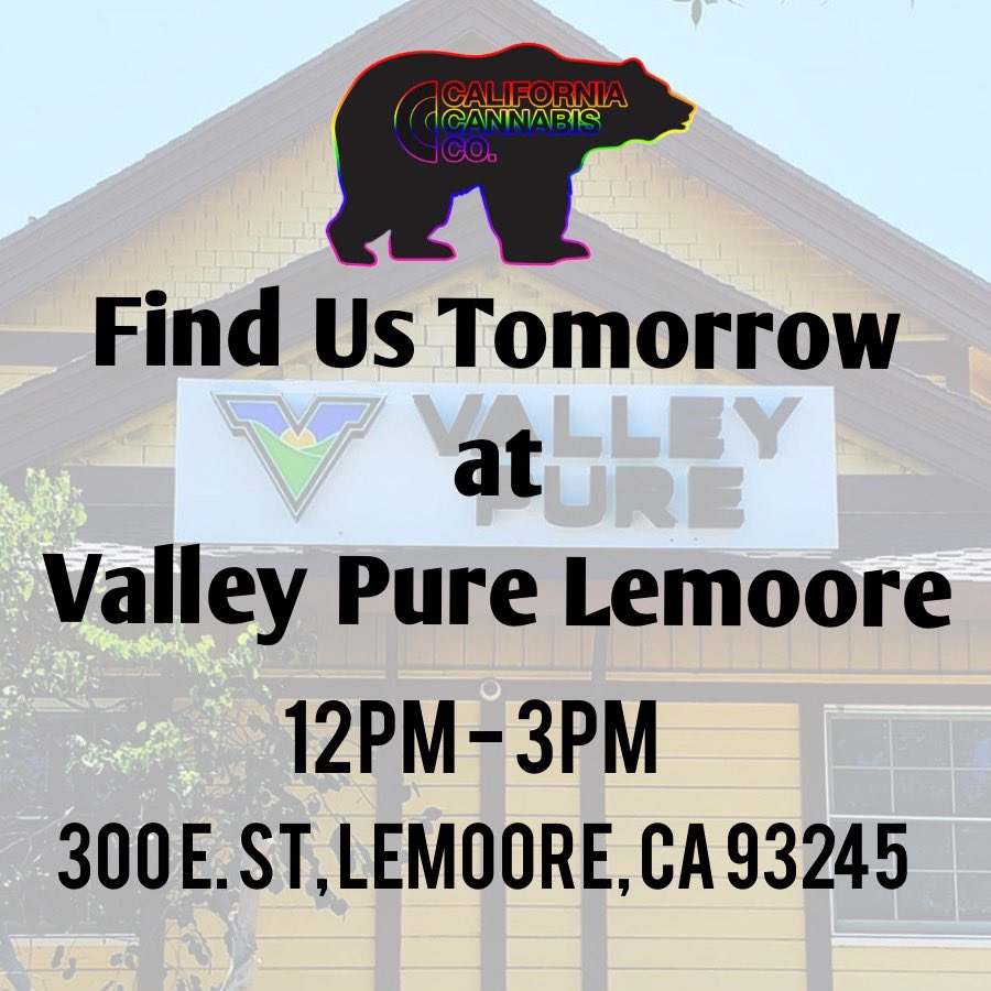 California Cannabis Co. (@calicannabisco) on Twitter photo Find us tomorrow at #ValleyPureLemoore from 12-3pm along with Matt Garza <a href="/Gdeuceswild/">Matt garza</a> and his brand #G7 🔥 see you all there! Find us tomorrow at #ValleyPureLemoore from 12-3pm along with Matt Garza <a href="/Gdeuceswild/">Matt garza</a> and his brand #G7 🔥 see you all there!